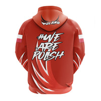 Poland Coat Of Arms Flag Hoodie Wings Style RLT7 - Wonder Print Shop