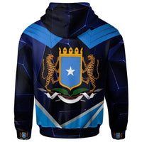 Somalia Hoodies Coat Of Arms Somalia With Leopard RLT8 - Wonder Print Shop