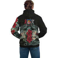 Latvia Hoodie Hibiscus RLT6 - Wonder Print Shop