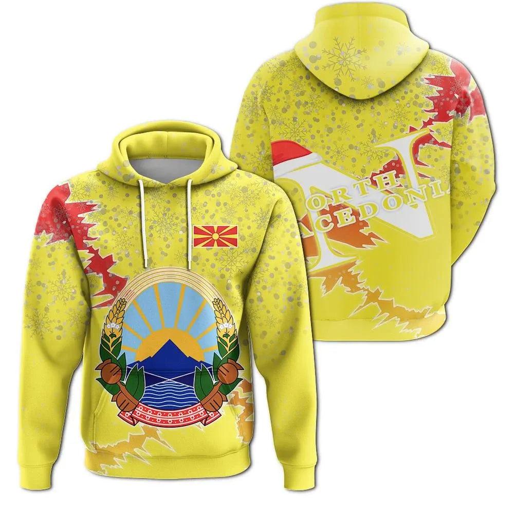 north-macedonia-christmas-coat-of-arms-hoodie-x-style