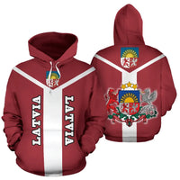 Latvia Is My Homeland Pullover Hoodie RLT6 - Wonder Print Shop