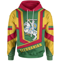 Lithuania Hoodie Lietuva Flag Armor11 RLT6 - Wonder Print Shop