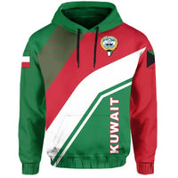 Kuwait Flag Hoodie Rambo Style RLT8 - Wonder Print Shop