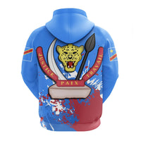 Democratic Republic Of Congo Hoodie Coat Of Arms Spaint Style RLT13 - Wonder Print Shop