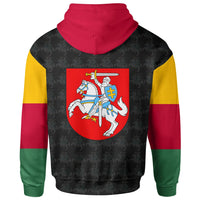 Lithuania Hoodie Lithuanian Flag Map RLT6 - Wonder Print Shop