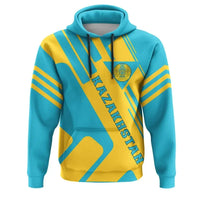 Kazakhstan Hoodie Coat Of Arms Rockie RLT8 - Wonder Print Shop