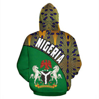 Nigeria Hoodie Ankara Pattern RLT8 - Wonder Print Shop