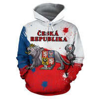 Coat ofrms Czech Republic Lion Hoodie RLT13 - Wonder Print Shop