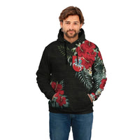 Lithuania Hoodie Hibiscus RLT6 - Wonder Print Shop