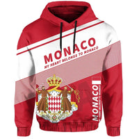 Monaco Flag Motto Hoodie Limited Style RLT6 - Wonder Print Shop