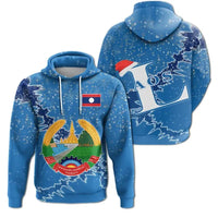 Laos Christmas Hoodie Coat Of Arms X Style RLT8 - Wonder Print Shop