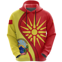 Macedonia Hoodie Vergina Sun RLT7 - Wonder Print Shop