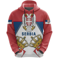 Serbia Hoodie, Serbia White Eagle Pullover Hoodie RLT7 - Wonder Print Shop