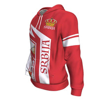 Serbia Hoodie Red Color Srbija RLT7 - Wonder Print Shop
