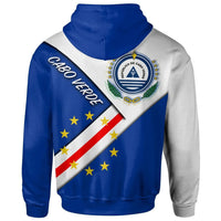 Cabo Verde Hoodie Cabo Verde Flag And Coat Of Arms RLT7 - Wonder Print Shop