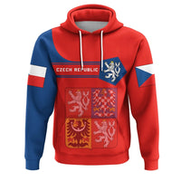 Czech Republic Coat Ofrms Hoodie Simple Style RLT13 - Wonder Print Shop