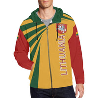 Vytis Lithuania Zip Hoodie Coat Of Arms Tornado Version RLT6 - Wonder Print Shop