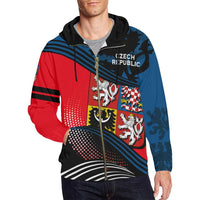 Czech Republic Zip Hoodie Fall In The Wave RLT13 - Wonder Print Shop
