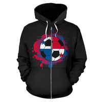 Panama Soccer Zip Up Hoodie RLT13 - Wonder Print Shop