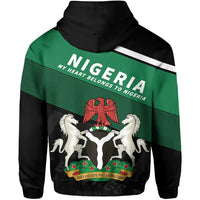 Nigeria Flag Motto Zipper Hoodie Limited Style RLT8 - Wonder Print Shop
