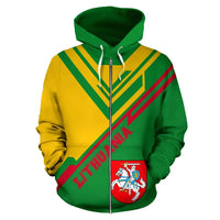 Lithuania All Over Zip Up Hoodie Drift Version RLT6 - Wonder Print Shop