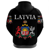 Latvia United Zip Hoodie RLT6 - Wonder Print Shop