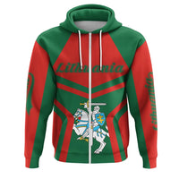 Lithuania Coat Of Arms Zip Up Hoodie My Style5 RLT6 - Wonder Print Shop