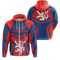 Czech Republic Coat Ofrms Zip Up Hoodie My Style RLT13 - Wonder Print Shop
