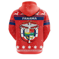 Christmas Panama Coat Of Arms Zip Hoodie RLT13 - Wonder Print Shop
