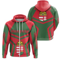 Hungary Coat Of Arms Zip Up Hoodie My Style RLT8 - Wonder Print Shop