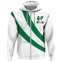 Nigeria Special Flag Zip Hoodie RLT8 - Wonder Print Shop