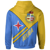 Aruba Hoodie Aruba Coat Of Arms RLT7 - Wonder Print Shop