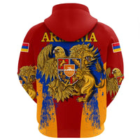 Special Armenia Coat of Arms Zip Hoodie RLT8 - Wonder Print Shop