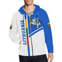Lithuania Zip Hoodie Vytis Lietuva RLT6 - Wonder Print Shop