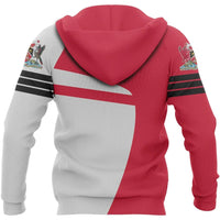 Trinidad and Tobago Sport Zip Up Hoodie Premium Style RLT6 - Wonder Print Shop