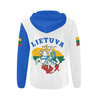 Lithuania Zip Hoodie Vytis Lietuva RLT6 - Wonder Print Shop