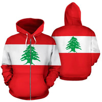 Lebanon Zipper Original Flag RLT6 - Wonder Print Shop