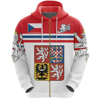 Czech Republic Hockey Hoodie Hockey Lion (Zip) RLT13 - Wonder Print Shop