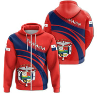 Panama Zip Hoodie Coat Of Arms Cricket Style RLT13 - Wonder Print Shop