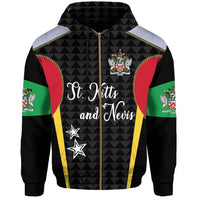 Saint Kitts and Nevis Zip Hoodie Exclusive Edition RLT6 - Wonder Print Shop
