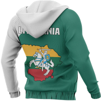 Lithuania Map Special Zipper Hoodie RLT6 - Wonder Print Shop