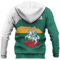 Lithuania Map Special Zipper Hoodie RLT6 - Wonder Print Shop