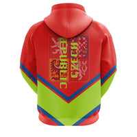 Czech Republic Coat Ofrms Zip Hoodie Lucian Style RLT13 - Wonder Print Shop