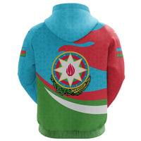 Azerbaijan Zip Hoodie Proud Version RLT8 - Wonder Print Shop