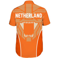 netherland-shorts-sleeve-shirt-strong-lion