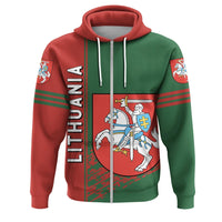 Lithuania Coat Of Arms Zip Up Hoodie Quarter Style RLT6 - Wonder Print Shop