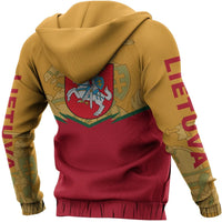 Lithuania Flag Zipper Hoodie Energy Style Ver 2.0 RLT6 - Wonder Print Shop