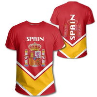 Spain Coat Of Arms T Shirt Lucian Style RLT12 - Wonder Print Shop