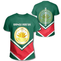 Bangladesh Coat Of Arms T Shirt Lucian Style RLT6 - Wonder Print Shop