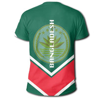Bangladesh Coat Of Arms T Shirt Lucian Style RLT6 - Wonder Print Shop